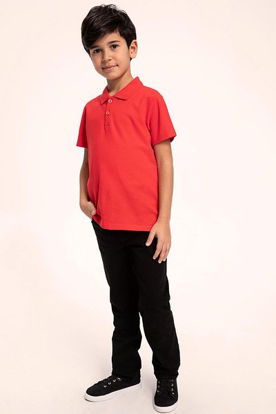 DeFacto Tricou polo cu mânecă scurtă, cu mânecă scurtă, pentru ziua copilului