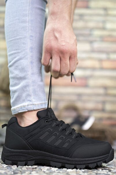 XStep Erkek Siyah Step X5 Trekking  Sneaker Ayakkabı