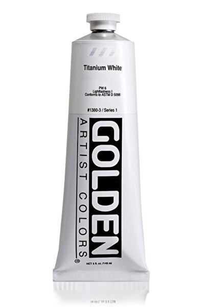 Golden Heavy Body Acrylıc 148 Ml Seri 1 Tıtanıum Whıte