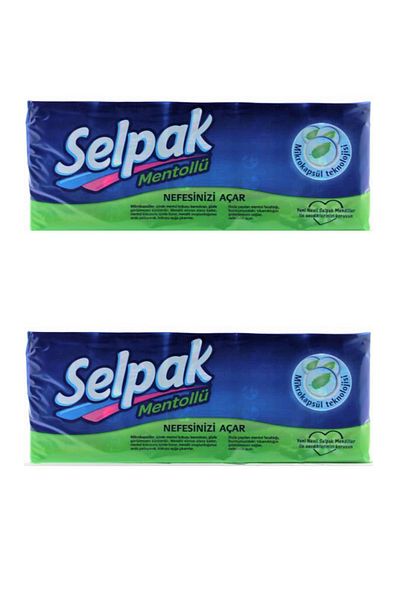 Selpak Menthol Wipes 10 Pack 2 Pack