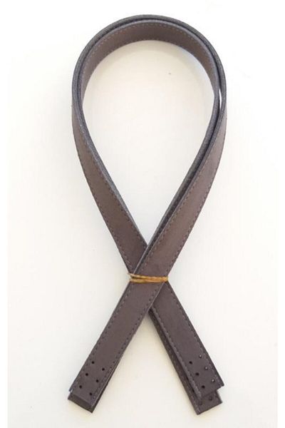 angel çanta aksesuar Suede Faux Leather Γκρι Διπλή Λαβή 70x2 cm