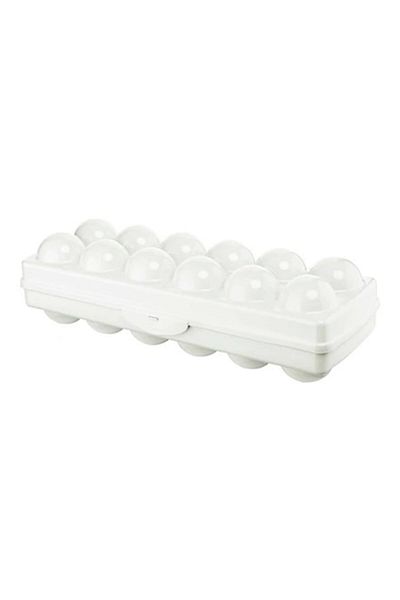 Titiz 12-Piece Transparent Egg Storage Container
