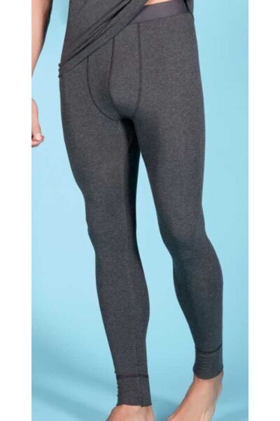 Berrak Colanți negri din elastan termic pentru bărbați 755