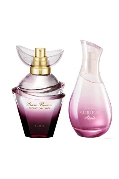 AVON Rare Flowers Night Orchid Edp 50 Ml Surreal Utopıa Edt 75 Ml Bayan Parfüm