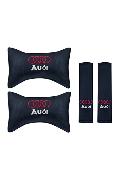 Manken İstanbul Σετ μαξιλαριών λαιμού και ζωνών ταξιδιού υψηλής ποιότητας Audi