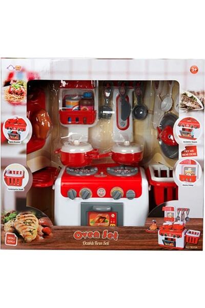 Sunman Ev Aleti Sesli ve Işıklı Ocaklı Büyük Fırın Seti