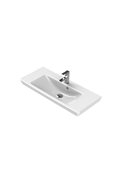 Turkuaz Cerastyle Porto 85 X 38 Cm Dolap Uyumlu Lavabo