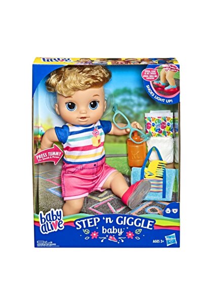 Hasbro Baby Alive Işıklı Ayakkabılarıyla Neşeli Erkek Bebeğim E5244