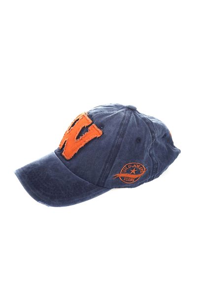 3D Шапка, Шапка с капачка, Мъже Жени Шапка, W Шапка, W Snapback Тъмносиня