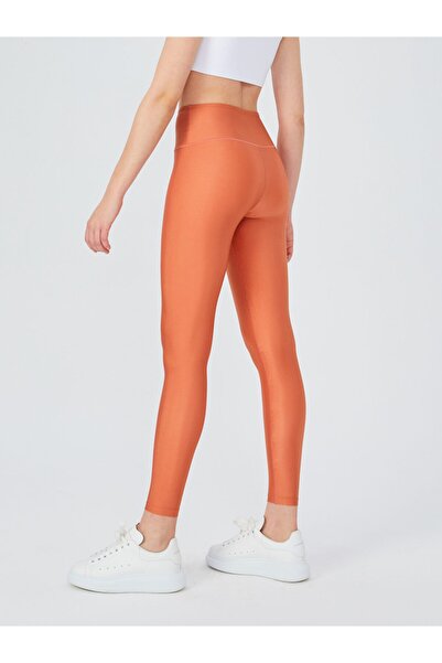 UP&FIT High Waist Shiny Leggings Salmon