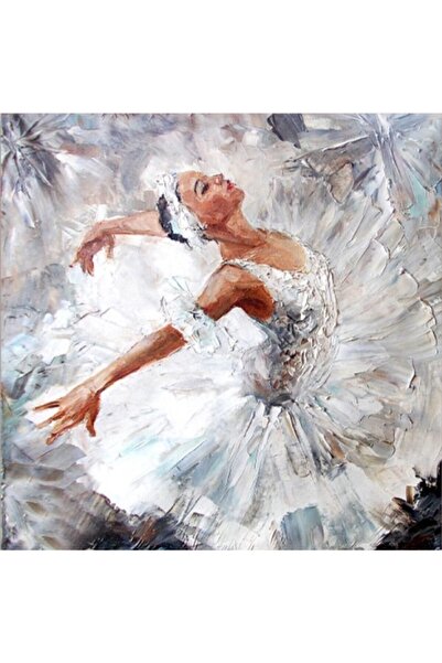 HD 80x80cm Balerin Kanvas Tablo