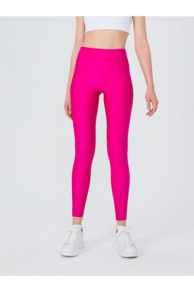 UP&FIT High Waist Shiny Tights Pink