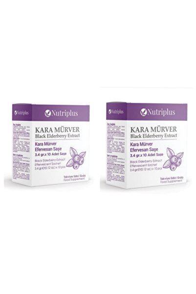 Farmasi Nutriplus Kara Mürver Ekstresi Içeren Efervesan Takviye Edici Gida 3,...