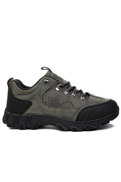 TRENDYSHOES Ανδρικά χειμερινά αθλητικά παπούτσια με αντιολισθητική σόλα χακί