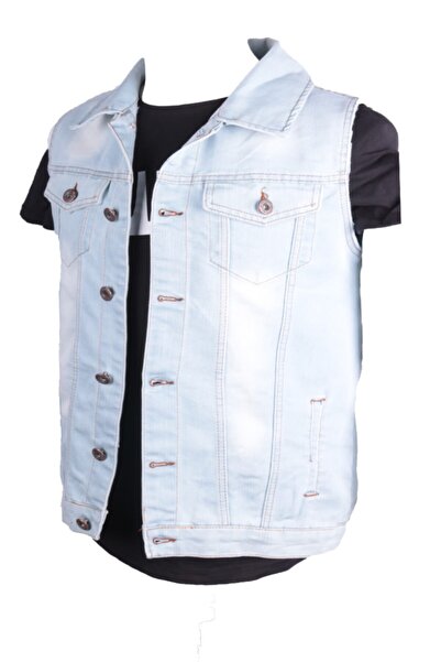 viking's line Erkek Spor Giyim Yelek Buz Mavi