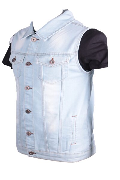 viking's line Erkek Spor Giyim Yelek Buz Mavi