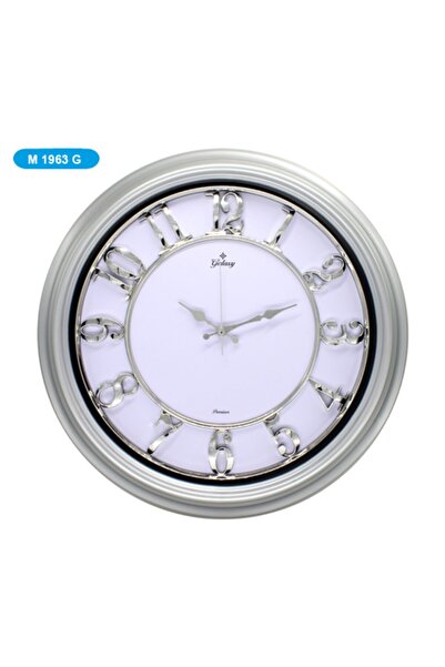 Genel Markalar M-1963-g Premium Kabartma Rakamlı Duvar Saati