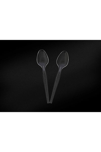 Kristal 100 Transparent Plastic Spoons
