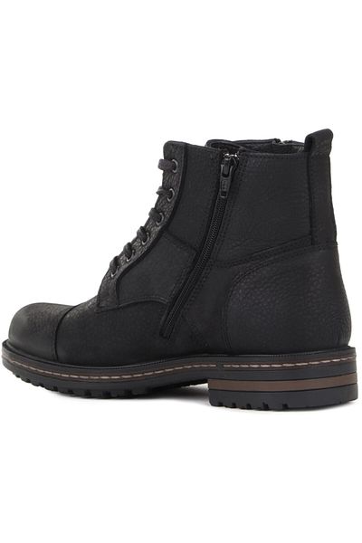 Hammer Jack 17400 Black Genuine Leather Zippered Men's Boots
