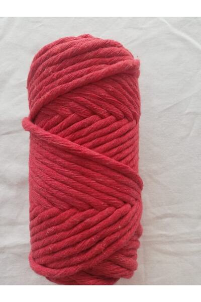 elahobi Büklüm Makrome Tarama Ip Makrome Ip Kırmızı