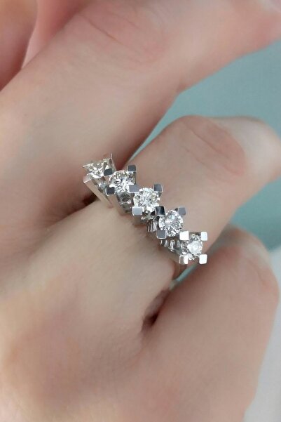 Crystal Diamond Zirconia Sevdiğinize Veya Kendinize Hediyelik 1 Carat Beştaş ...