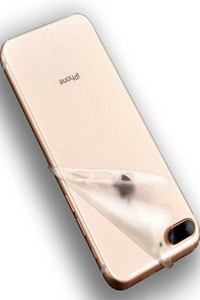 BlitzPower Apple Iphone 8plus Için Çizlmez Ince 0,2 Arka Koruma Jelatin