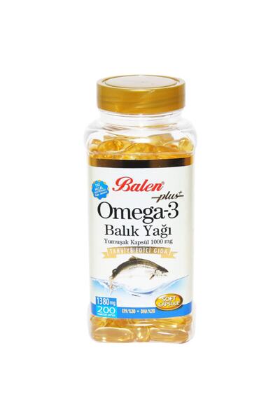 Balen Omega 3 Plus+ Balık Yağı Yumuşak 200 Kapsül
