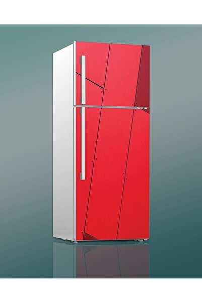 renkselart Kırmızı Buzdolabı Beyaz Eşya Sticker 105