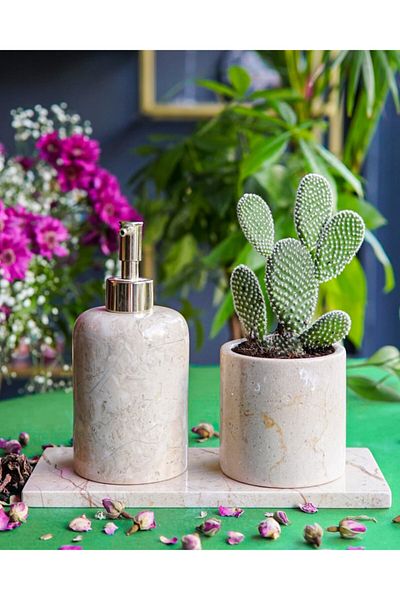 mar&more Comfort Marble Bathroom Set 3 Pieces