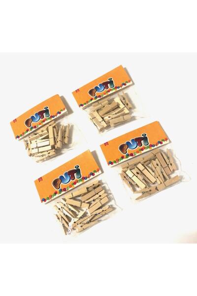 Puti Cuițe Mari Lemn Natural 3,5 cm 48buc