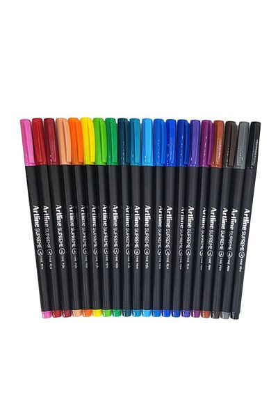 artline Supreme Fine Pen 0.4 mm Set of 20