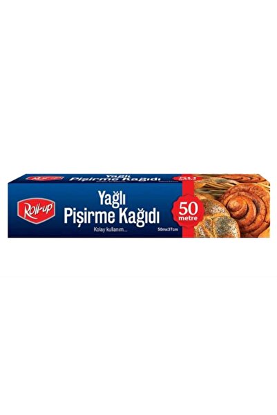Genel Markalar ROLL UP Yağlı Pişirme Kağıdı 50 Metre Beyaz Kağıt
