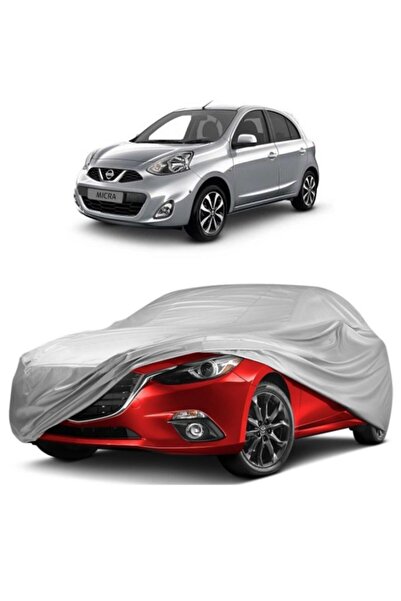 CoverPlus Nissan Micra Araba Brandası Miflonlu Branda Oto Çadır Örtü (2014-2020)