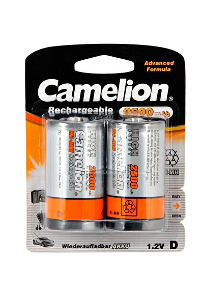CAMELİON Şarjlı Kalın 2500 Mah Camelıon Pil 2 Adet