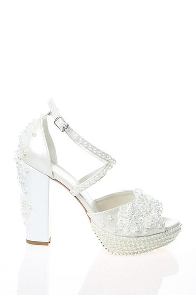 Çnr&Dvs Women's Pearl Pearl Stone Embroidered Bridal Shoes 2015cnr