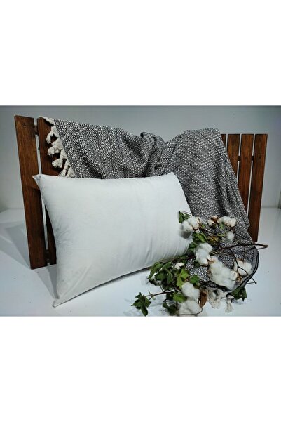 Derya Ticaret Beyaz %100 Pamuk Yastık 50x70 Cm 1200 Gr