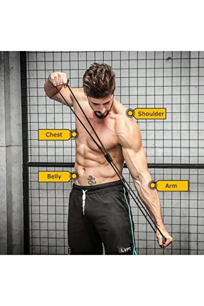 Clifton Sarı Pilates Ipi Jimnastik Lastiği Egzersiz Bant Yoga Plates Lastik S...