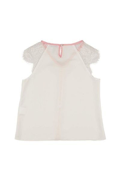 best kids Girl's Ecru Pink Blouse