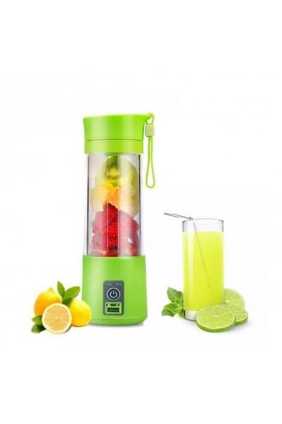 Genel Markalar Portatif Taşınabilir El Blender 380 ml Usb Şarjlı Pembe