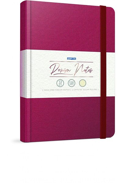 Gıpta Denim Notes 13x21 120 Sheets Hard Cover Lined Notebook