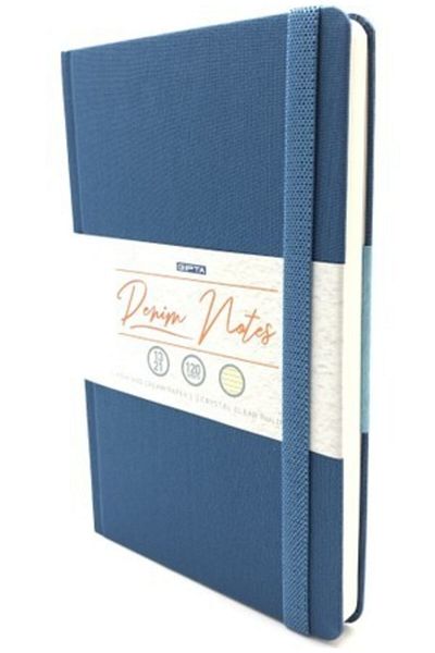 Gıpta Denim Notes 13x21 120 Sheets Hard Cover Lined Notebook