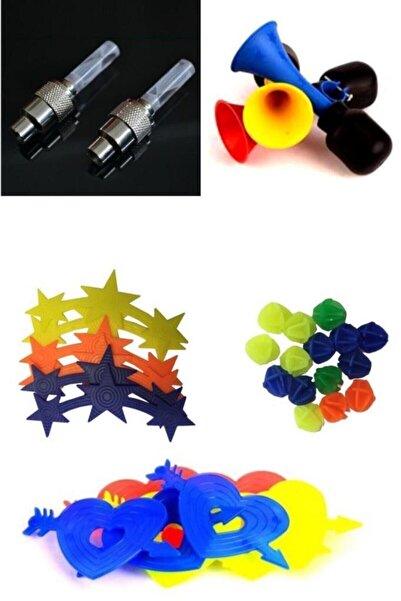 Adel Çok Renkli Bisiklet Jant Işığı Bisiklet Süsü Seti