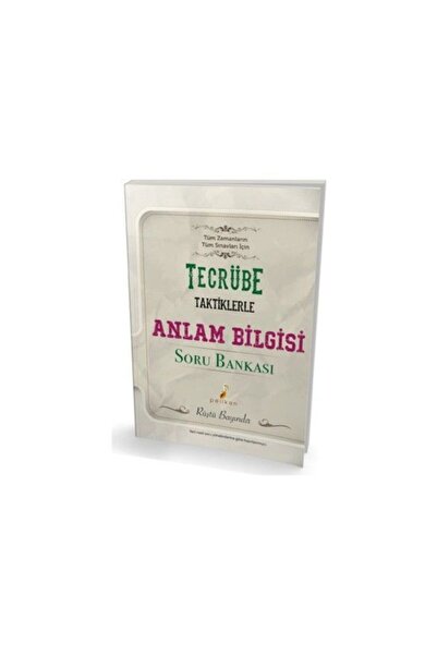Genel Markalar Pelikan Tecrübe Taktiklerle Anlam Bilgisi Soru Bankası