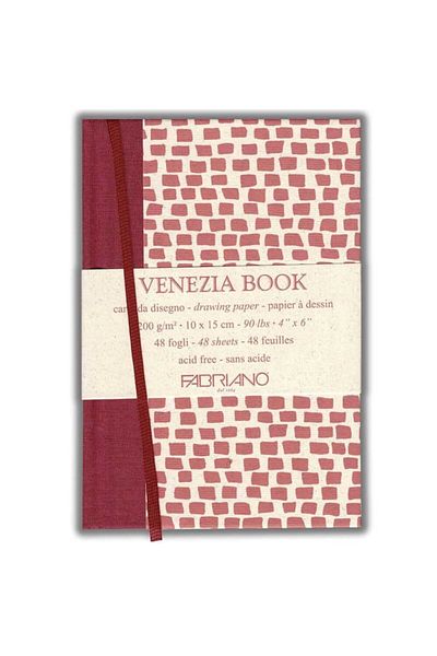 Fabriano Venezia Book Multi-Purpose Sketch Drawing Notebook 200 Gr10x15 cm48 Sheets