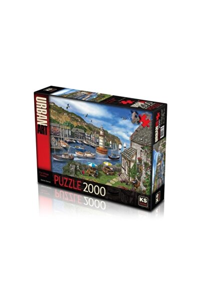 Sunman Ks The Village Harbour 2000 Parça Puzzle