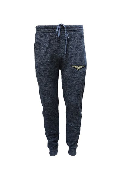 Free World Men's Smoked Three Thread Cotton Winter Thick Sweatpants