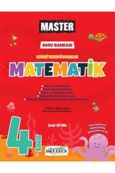 Genel Markalar Okyanus Yayınları 4. Sınıf Master Matematik Soru Bankası