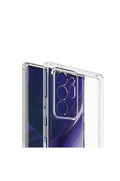 zore Samsung Galaxy Note 20 Ultra Kılıf 3d Uyumlu Kamera Korumalı Şeffaf Sili...