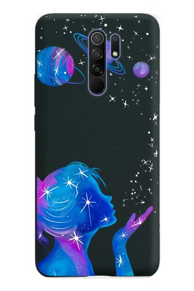 Spoyi Space Girl Design Rubber Phone Case Huawei Xiomai Redmi 9
