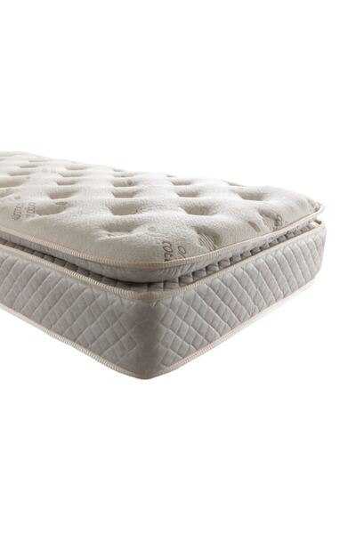Heyner Ortopedik Yaylı Yatak Kuş Tüyü Pedli Organic Cotton Yatak Tek Kişilik Çift Kişilik Çocuk Yataları